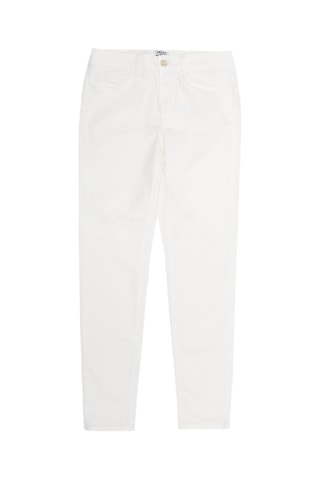 Jean taille haute - Blanc