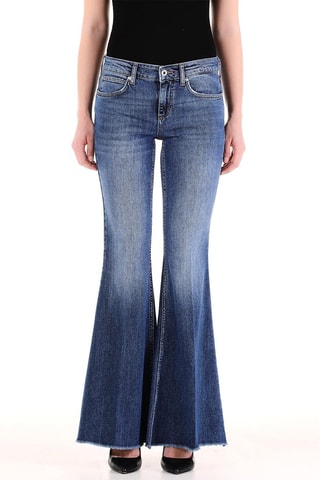 Jean flare - Bleu moyen