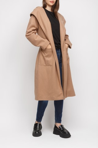 Manteau à capuche - Beige