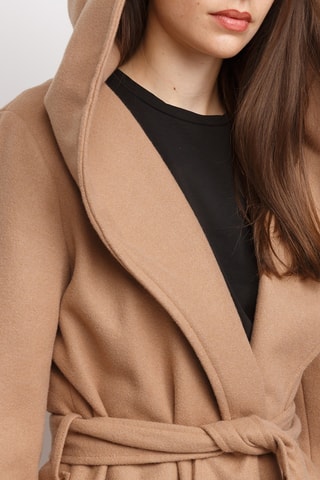 Manteau à capuche - Beige