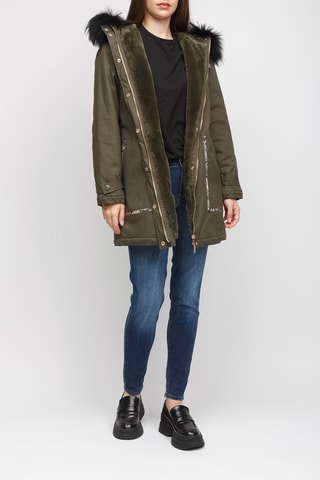 Parka à capuche - Kaki