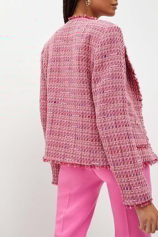 Veste en tweed - Rose