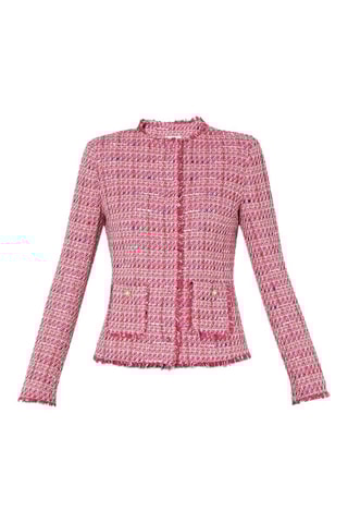 Veste en tweed - Rose