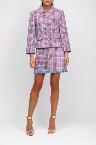 Veste en tweed - Rose