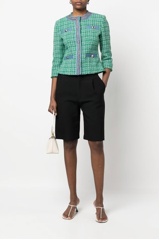 Veste en tweed - Vert