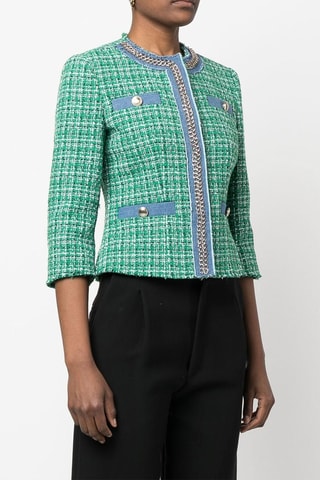 Veste en tweed - Vert