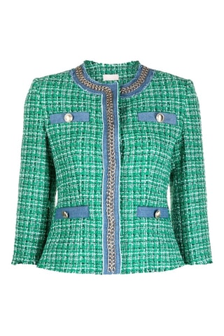 Veste en tweed - Vert
