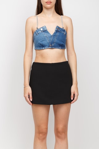 Top sans manches - Bleu