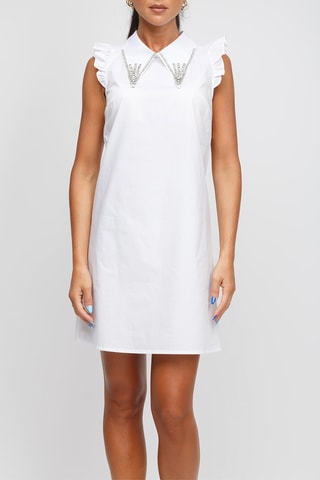 Robe droite - Blanc