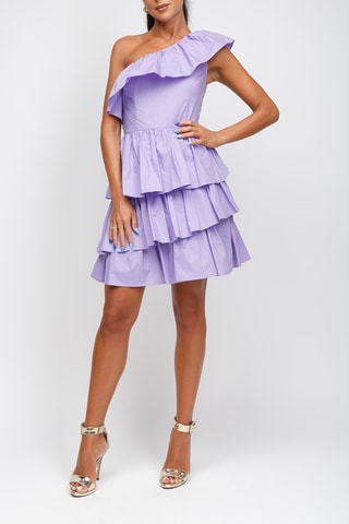 Robe volantée - Violet