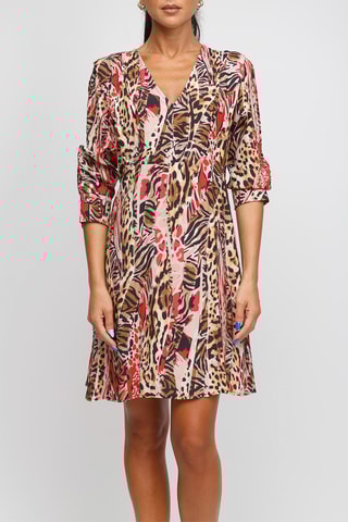 Robe patineuse - Marron