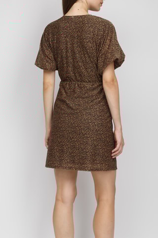 Robe - Marron et noir