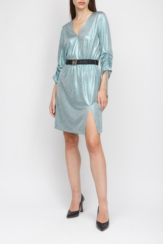 Robe - Bleu métallisé