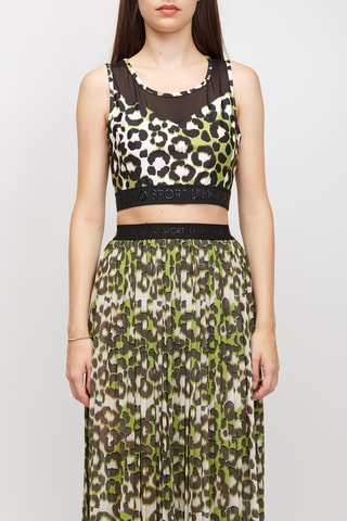 Robe longue sans manches - Vert