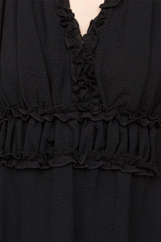 Robe courte sans manches - Noir