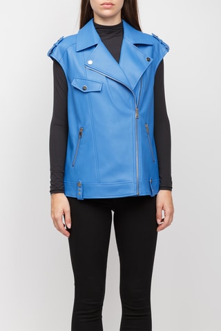 Blouson sans manches - Bleu