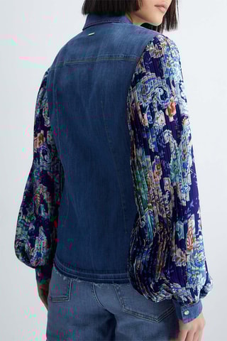 Chemisier noué - Bleu