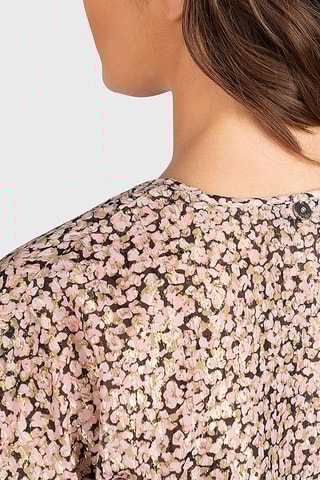 Blouse - Rose et noir