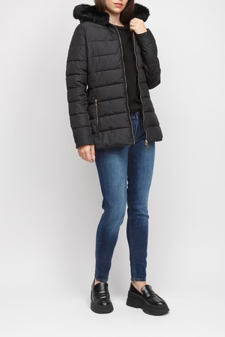 Doudoune à capuche - Noir