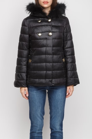 Doudoune à capuche - Noir