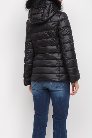 Doudoune à capuche - Noir