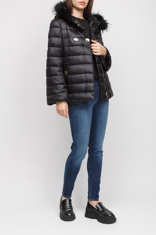 Doudoune à capuche - Noir