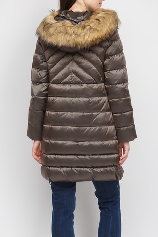 Doudoune à capuche - Marron