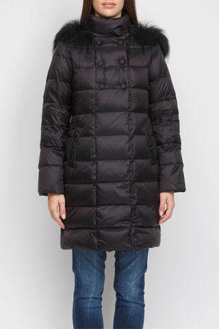 Doudoune à capuche - Noir