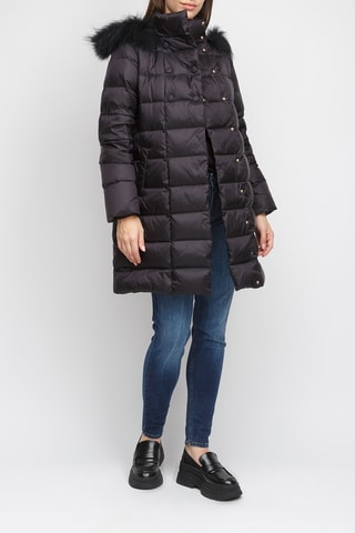 Doudoune à capuche - Noir