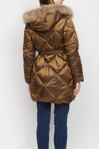 Doudoune à capuche - Marron doré
