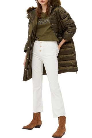 Doudoune à capuche - Kaki