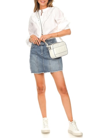 Minijupe en jean - Bleu