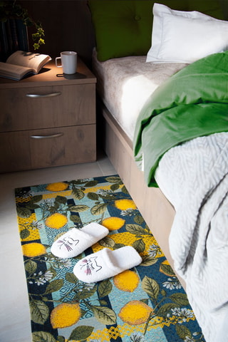 Tapetes Amarelo e verde - 180 x 55 cm