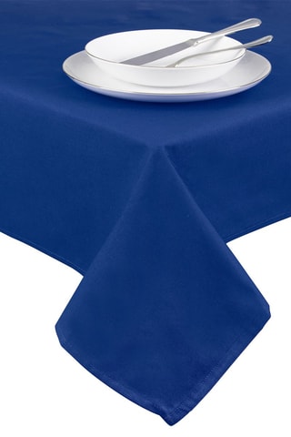 Toalha de mesa retangular Panama Azul - 140 x 180 cm