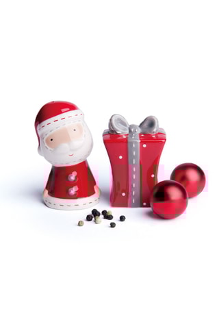 Saleiro e pimenteiro Santa Klaus Country Style