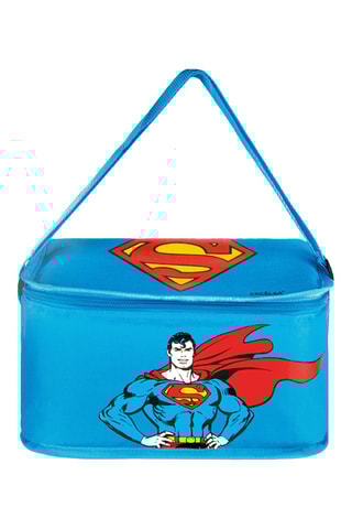 Lancheira isotérmica Super-Homem A Liga da Justiça DC Comics - Turquesa