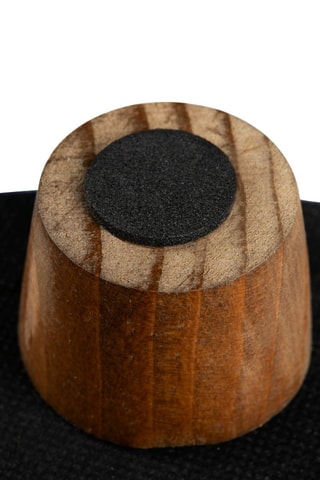 Pufe com arrumação - Azul real - Toque veludo