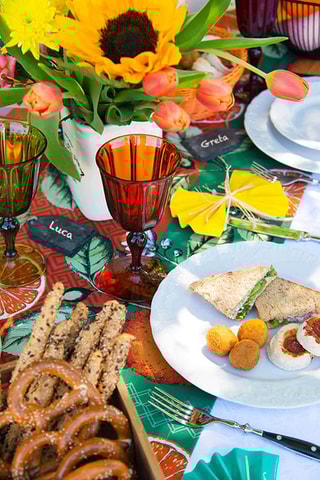 Toalha de mesa retangular Jacquard Branco - 140 x 180 cm