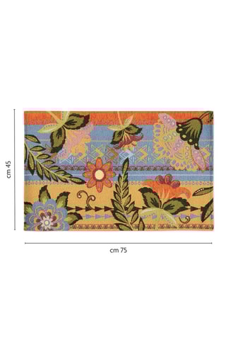 Tapete Amarelo e azul-celeste - 45 x 75 cm