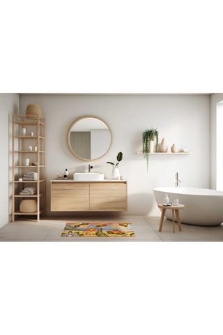 Tapete Amarelo e azul-celeste - 45 x 75 cm