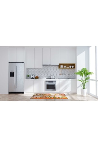 Tapete Amarelo e bordô - 55 x 110 cm