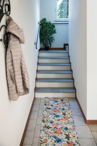 Tapete de passagem - Azul-celeste - 55 x 180 cm