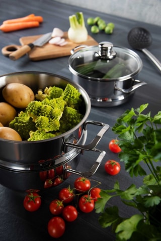 4 cestos vapor 2,8 l - 20 cm