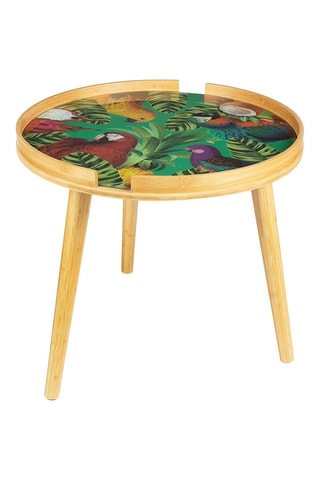 Mesa de centro em bambu - 48 x 44 cm