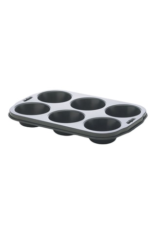 Forma revestimento antiaderente 6 muffins