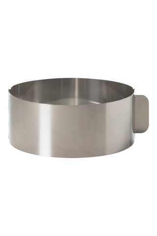 Círculo de pastelaria regulável em aço inoxidável - 15 até 30 cm