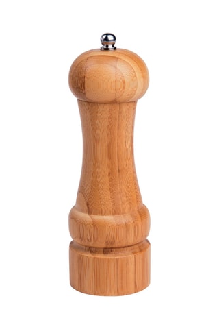 Moinho de sal ou pimenta de bambu - 15 cm