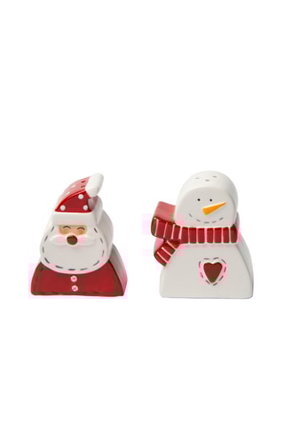 Saleiro e pimenteiro em cerâmica