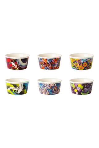 6 tigelas em Bone China 11,5 cl