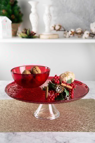 Expositor para bolo Arabesque 31 x 10 cm